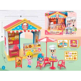 Play Sets burger shop with...