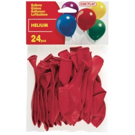 24 BALLONS EXCEL ROUGE